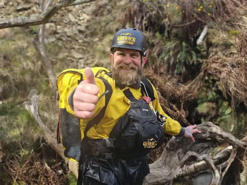 A member of the team at Keswick Outdoor Adventures, Cumbria