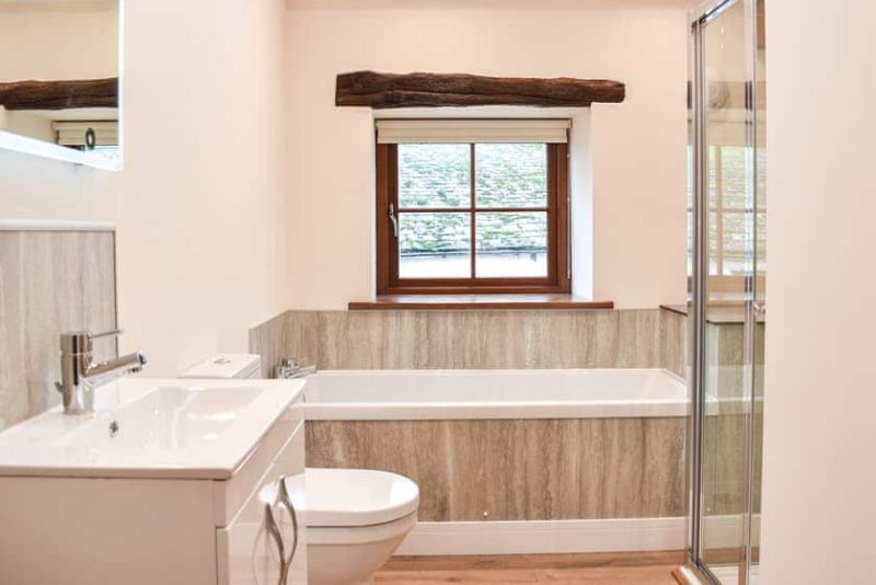 Bathroom in the Barn House