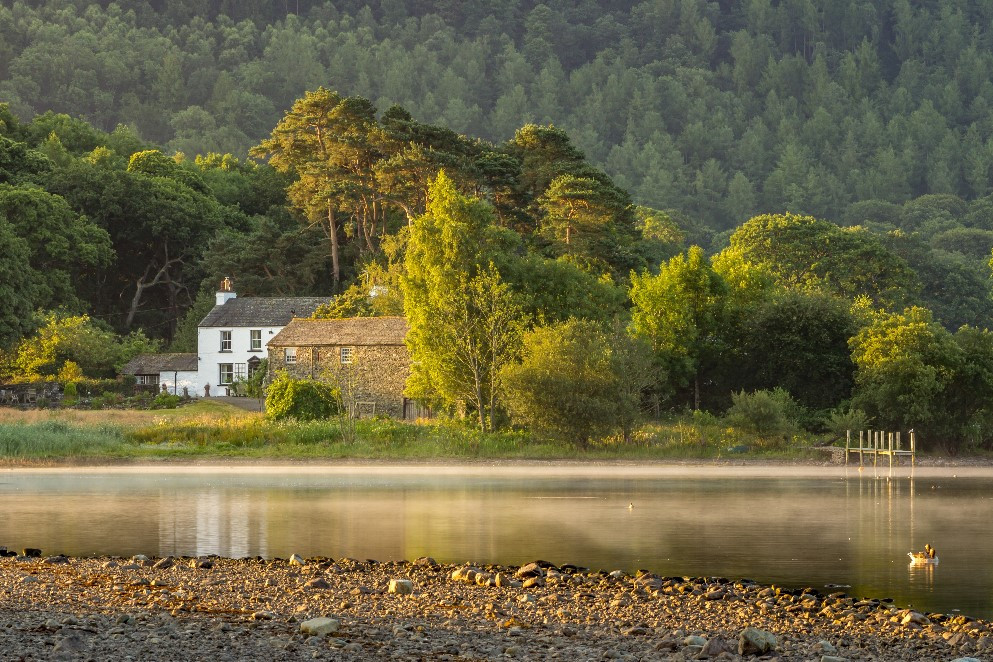 House next to Derwentwater in the Lake District