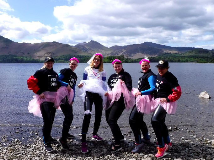 Hen party in the Lake District with Keswick Adventures
