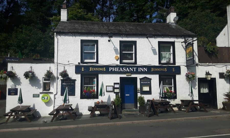 External view of the Pheasant Inn in Keswick